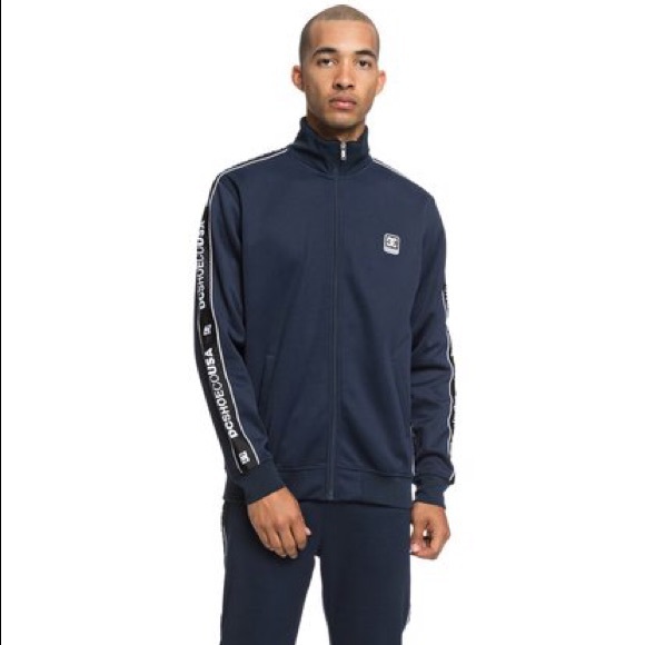 🔥DC BELLINGHAM ZIP-UP TRACK JACKET NWT - Picture 4 of 9